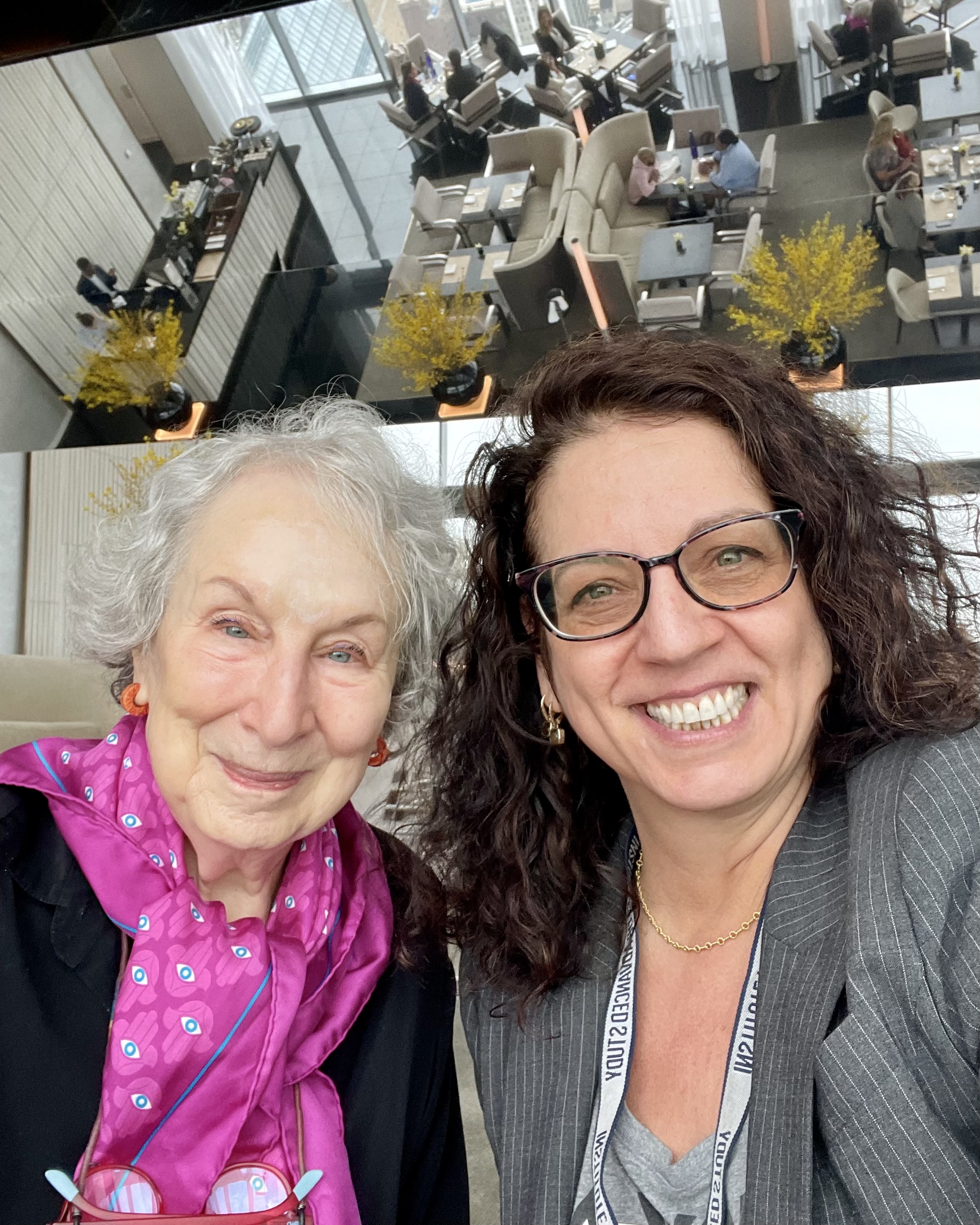 Margaret Atwood and Kristen Ghodsee April 2024