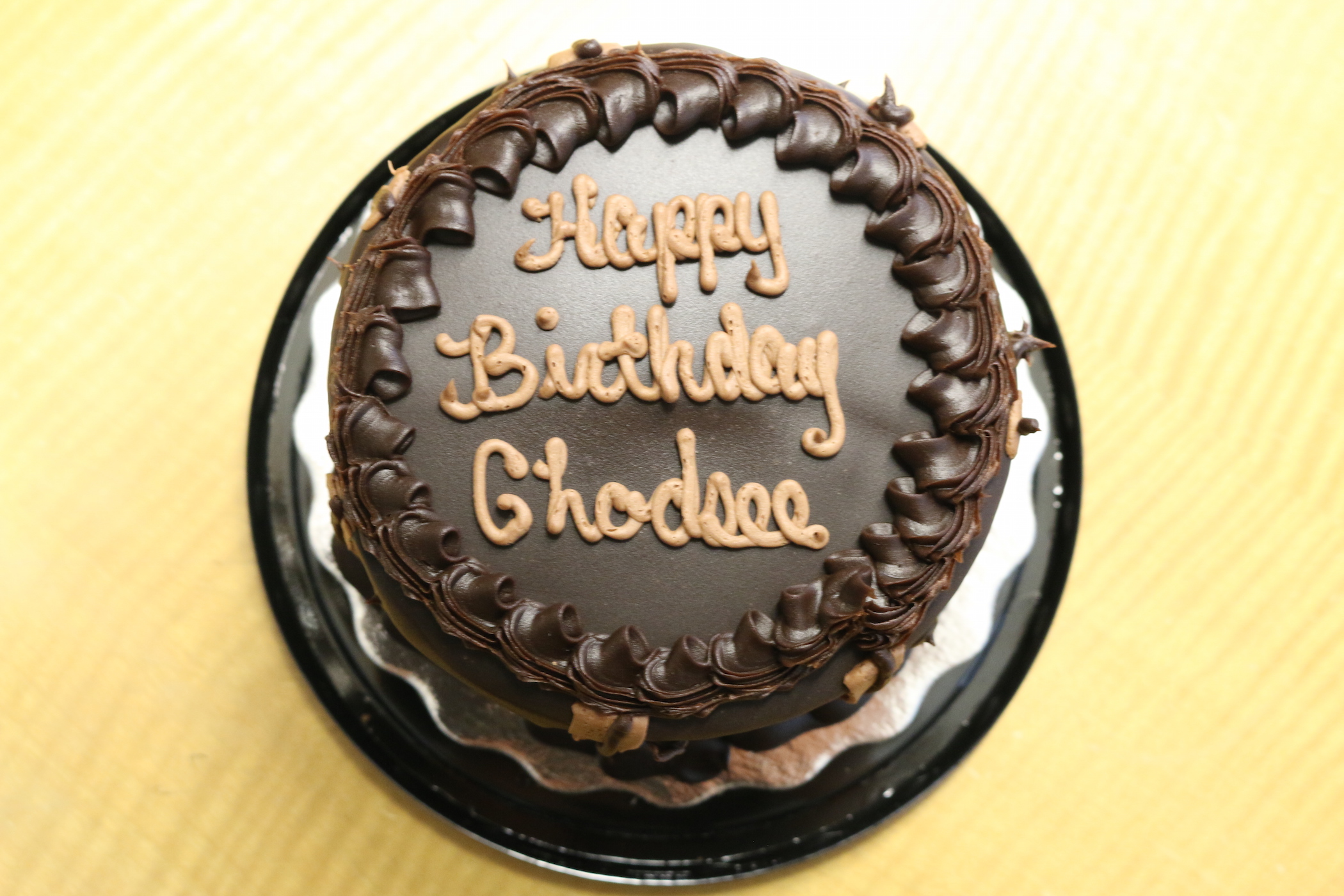 Birthday Cake for Ghodsee