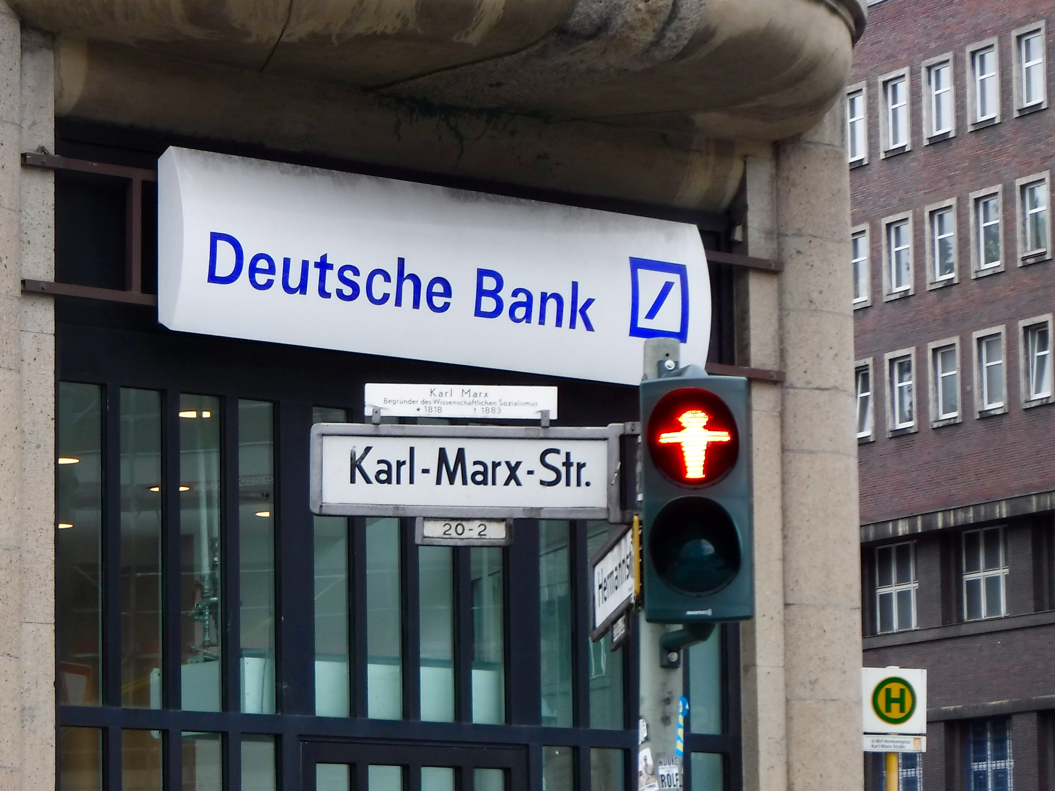 Deutsche Bank on Karl Marx Strasse in Kreuzberg