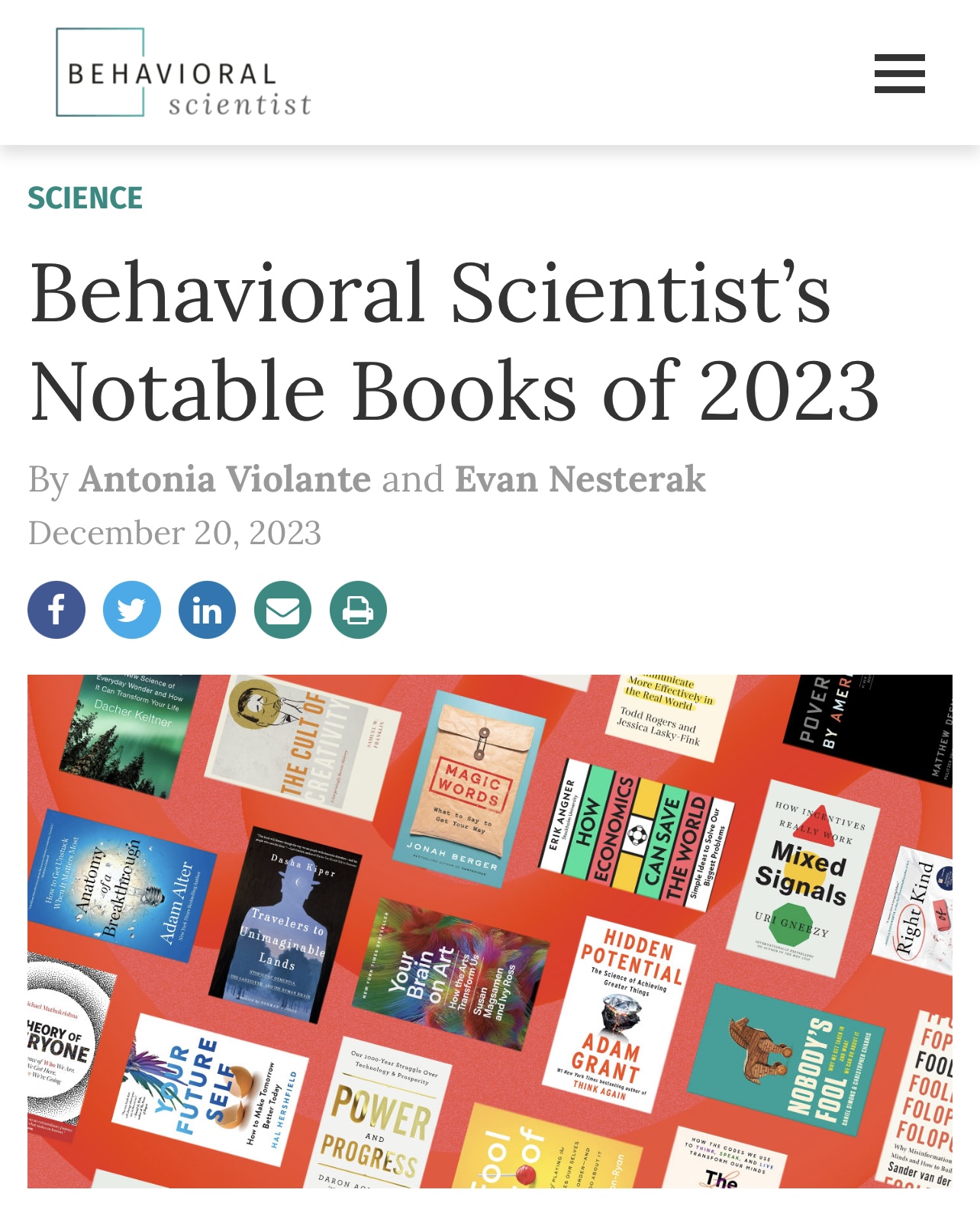 Everyday Utopia in Behavioral Scientist