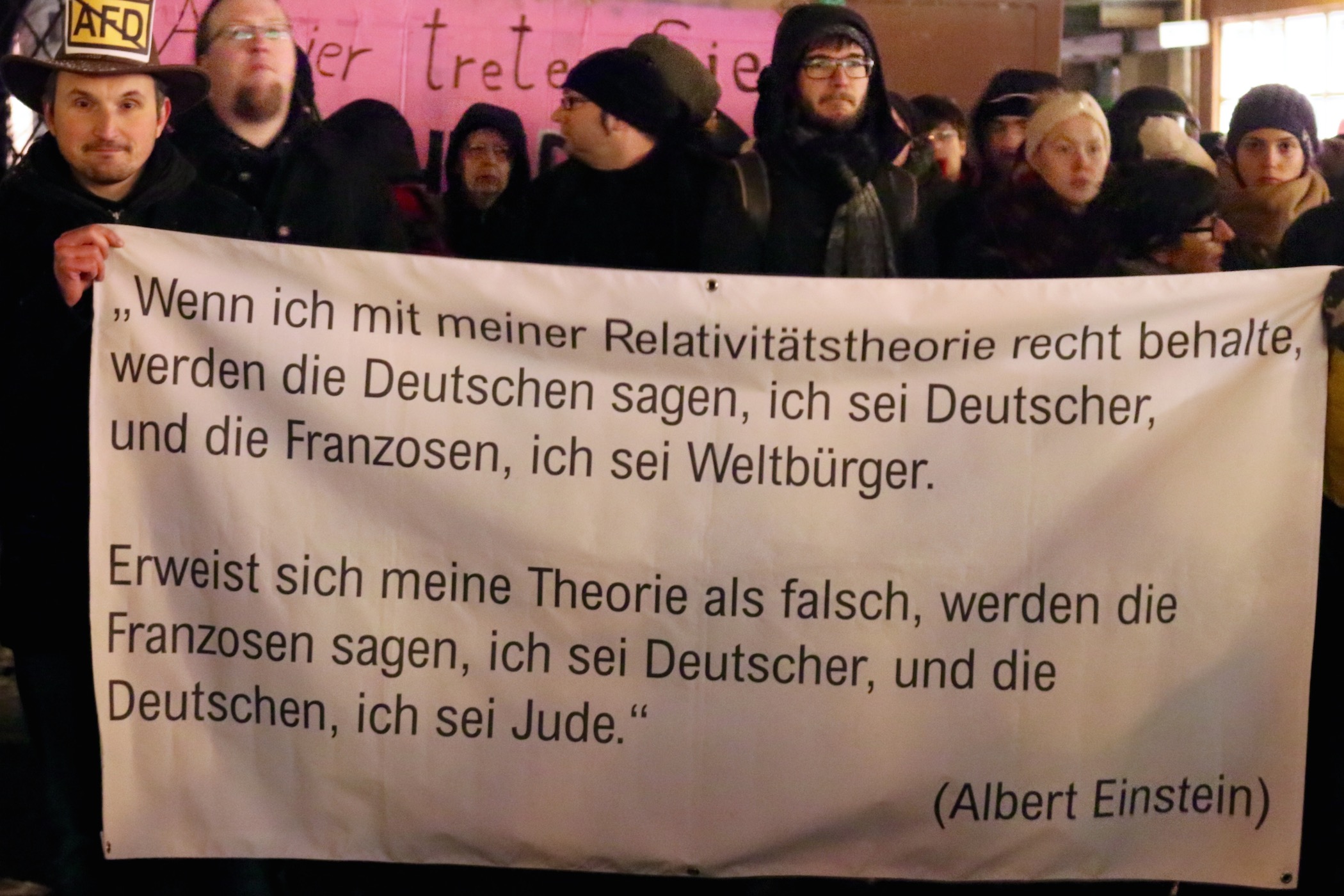 No AfD - Einstein Quote