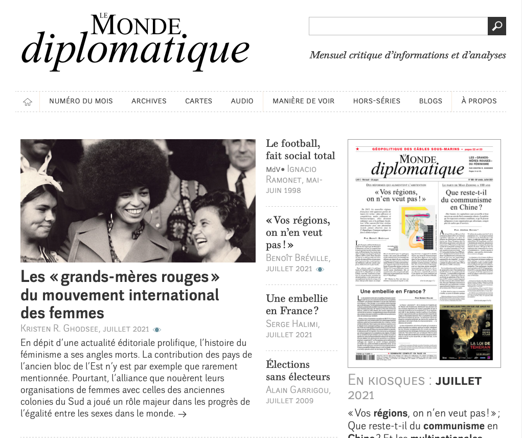 Le Monde Diplo Ghodsee French