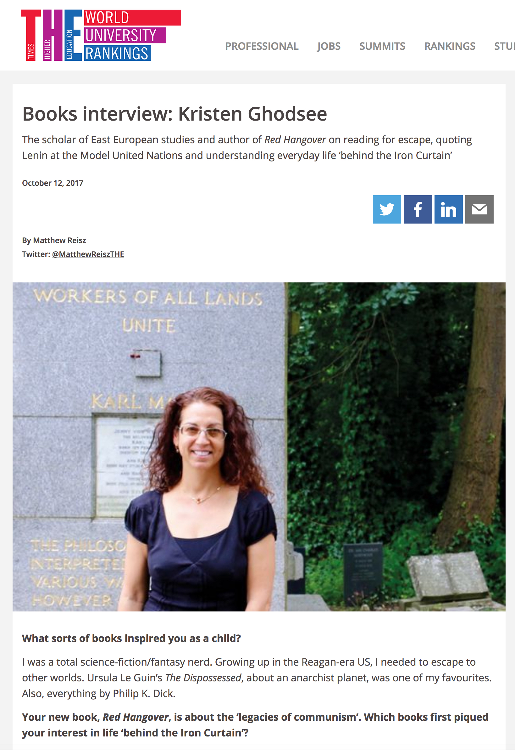 THE Ghodsee book interview