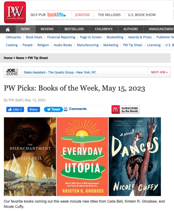 One of PW's Books of the Week!