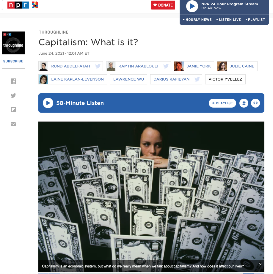 NPR Throughline Ghodsee